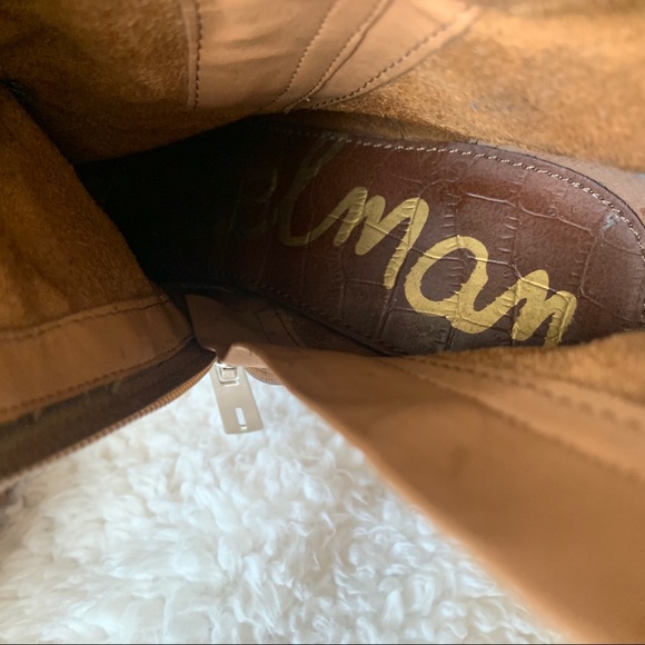 Sam Edelman Perry tan suede heeled boots - Picture 9 of 12